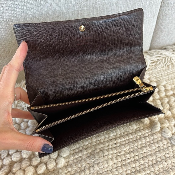 Authentic Louis Vuitton Damier long snap wallet CA0062 - Picture 7 of 14